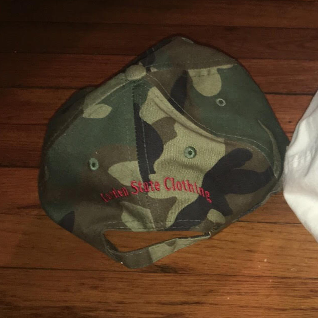 Army fatigue shop polo hat